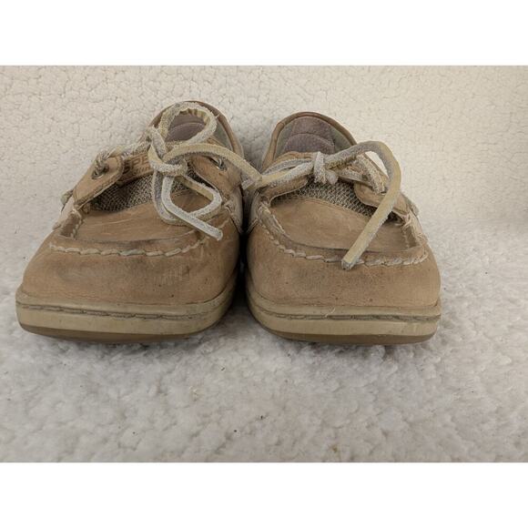 Sperry Women's Angelfish Boat Shoe Linen Oat EU 39 / USA 11 Pre-Owned Used - Picture 6 of 8